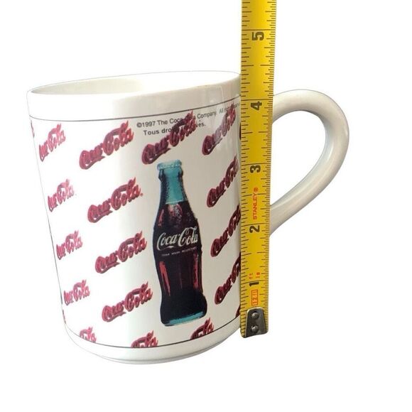 Vintage Coca-Cola 1997 Always Refreshing Collectible Script Logo Mug HTF - Picture 10 of 10
